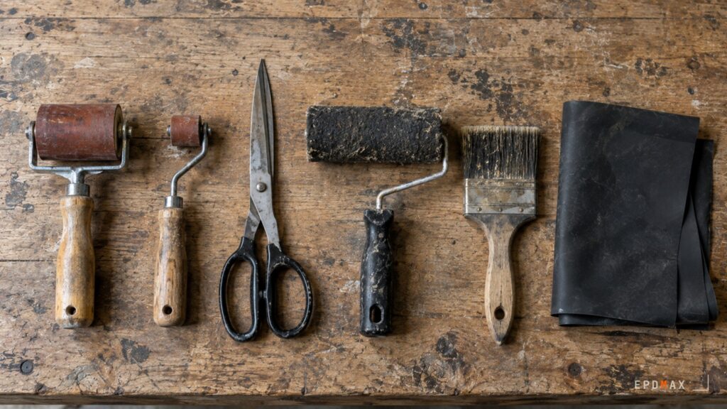 Les outils pour poser de l’EPDM